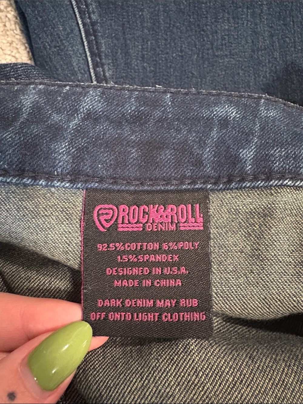 Rock And Roll Bargain Button Bell Jeans - Picture 3 of 9